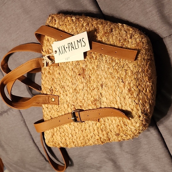 XIX Palms Bags Xix Palms The Shore Break Picnic Straw Bag Backpack